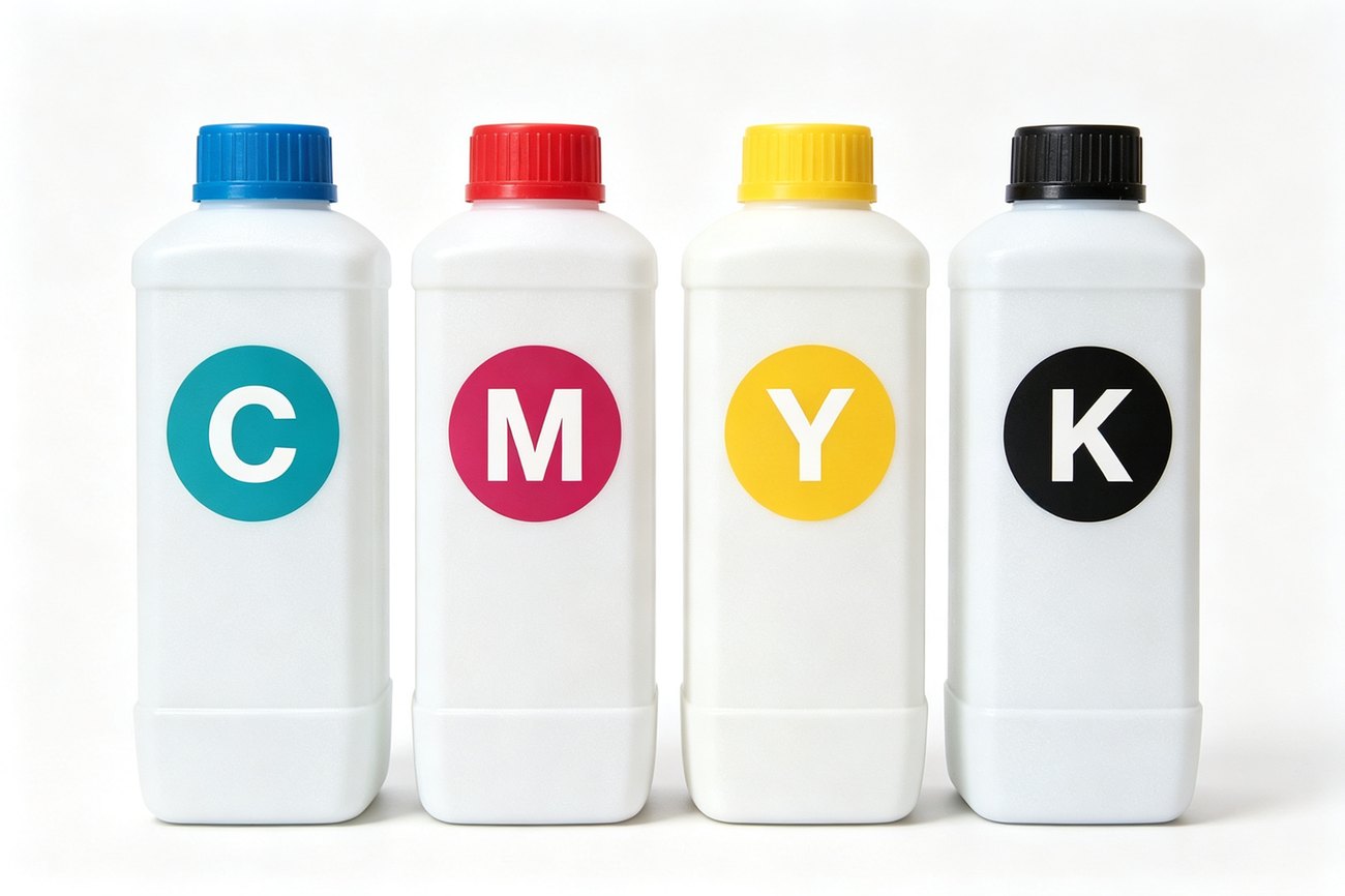 Tinta de sublimación CMYK en envase 1L